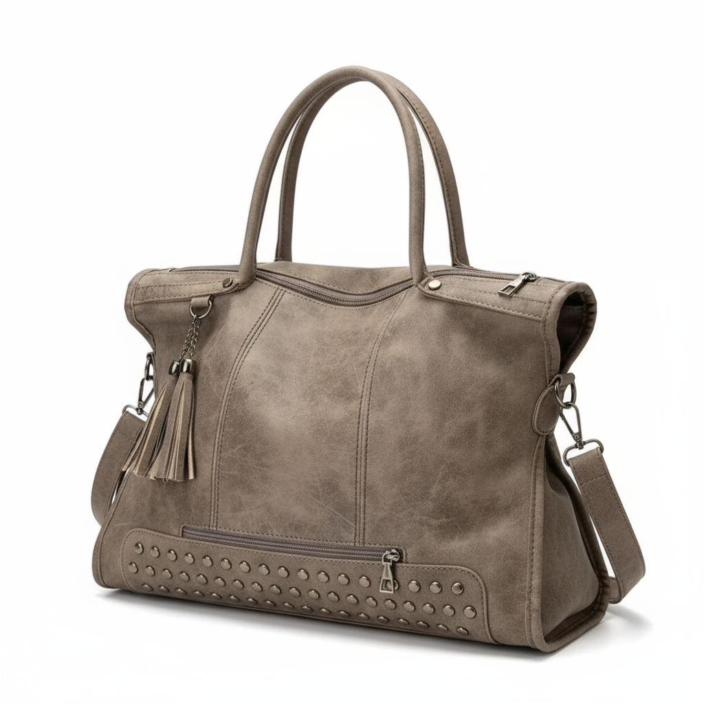 Sac de Cours Luxe en Cuir