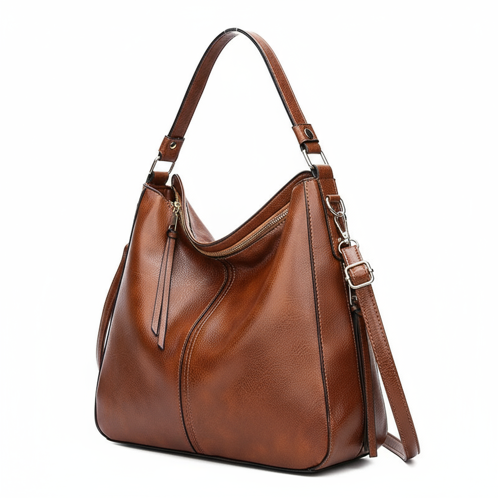Sac Cabas Effet Cuir Vintage