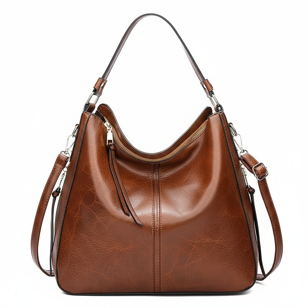 Sac Cabas Effet Cuir Vintage