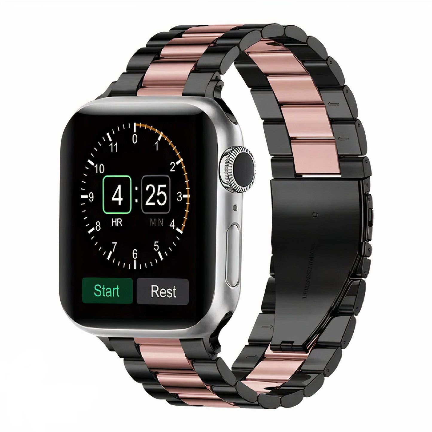 Bracelet en Acier Inoxydable pour Apple Watch – Résistant et Élégant