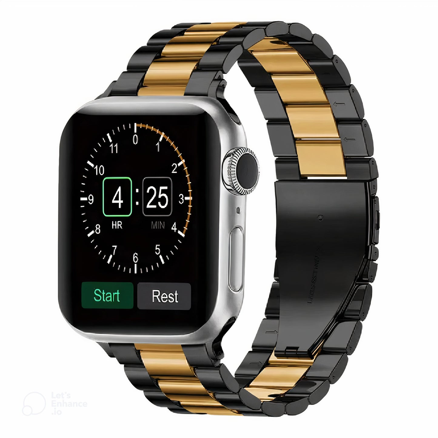 Bracelet en Acier Inoxydable pour Apple Watch – Résistant et Élégant