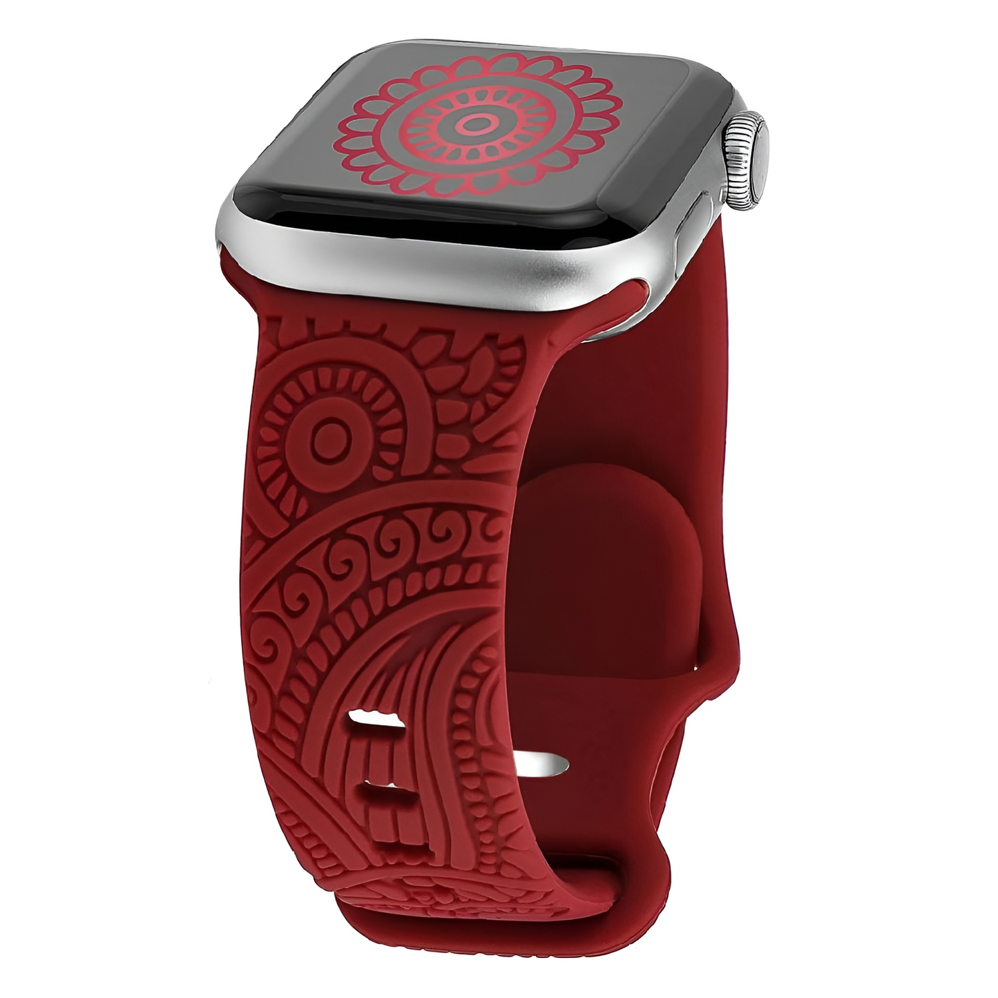 Bracelet Gravé en Acier pour Apple Watch – Un Design Raffiné