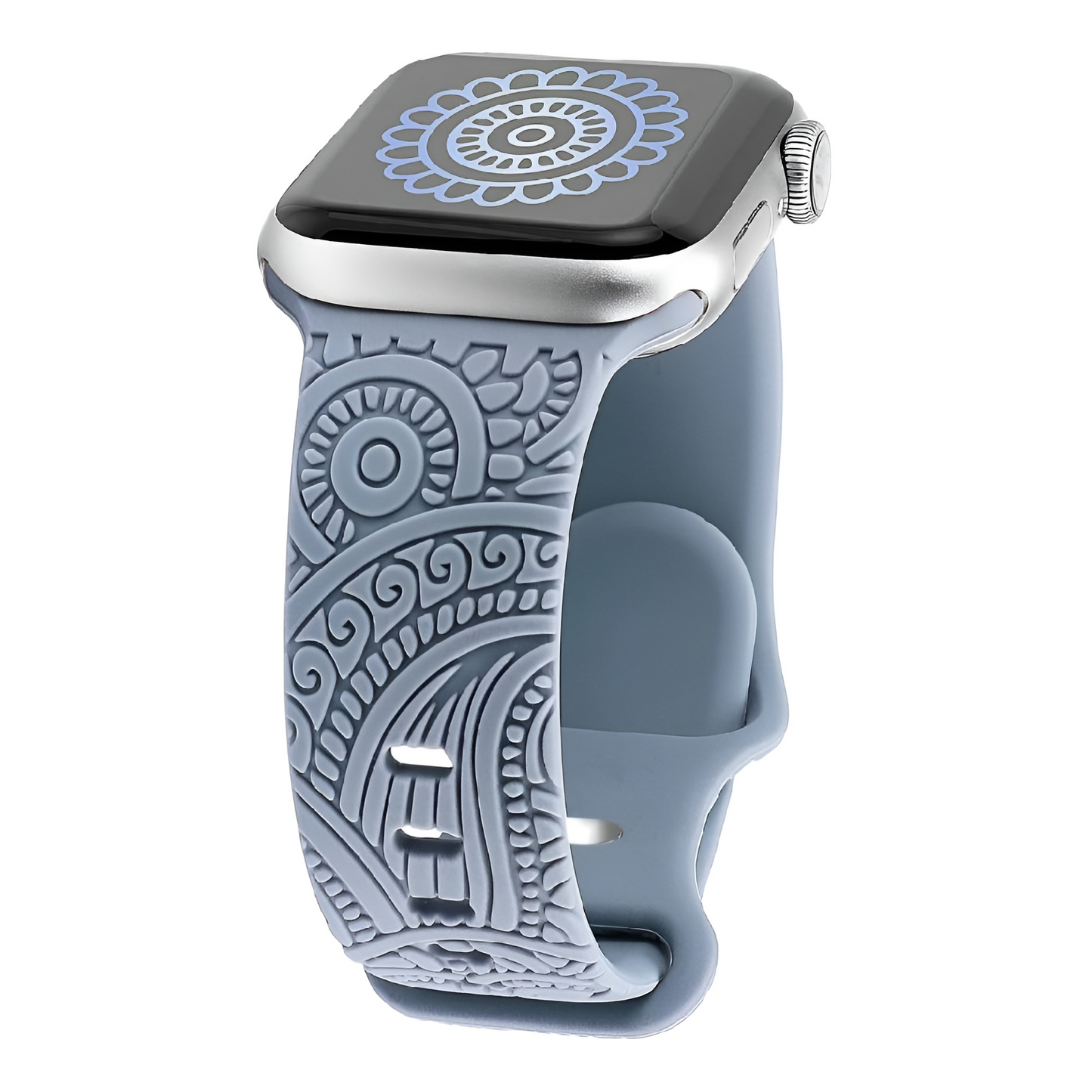 Bracelet Gravé en Acier pour Apple Watch – Un Design Raffiné