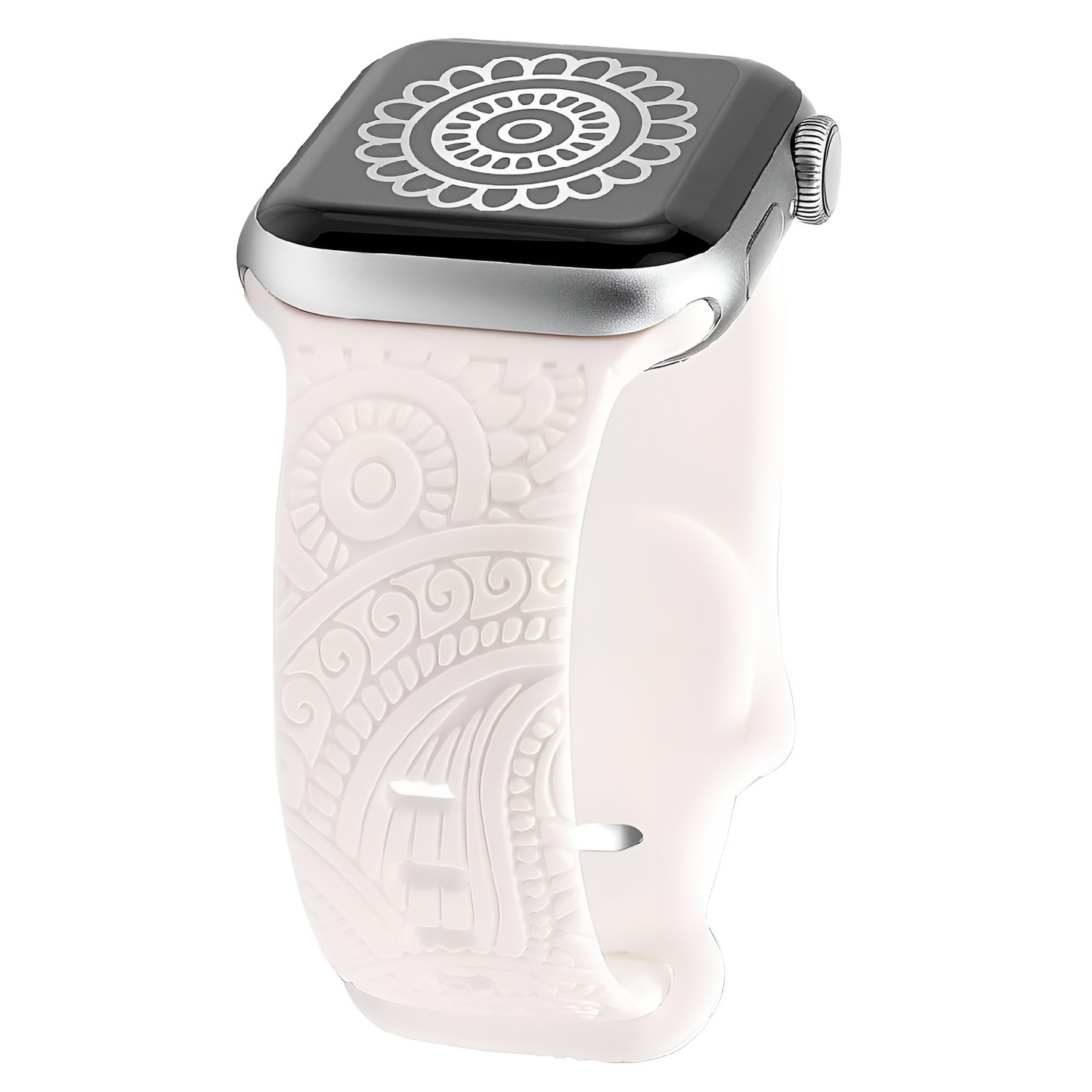 Bracelet Gravé en Acier pour Apple Watch – Un Design Raffiné