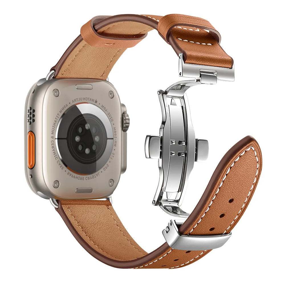 Bracelet en Cuir Blxck France pour Apple Watch – Finition Haut de Gamme