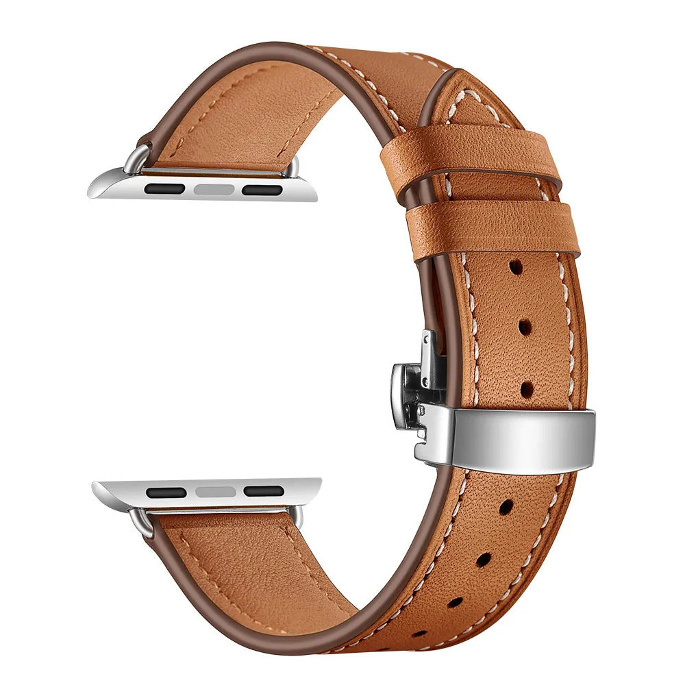 Bracelet en Cuir Blxck France pour Apple Watch – Finition Haut de Gamme
