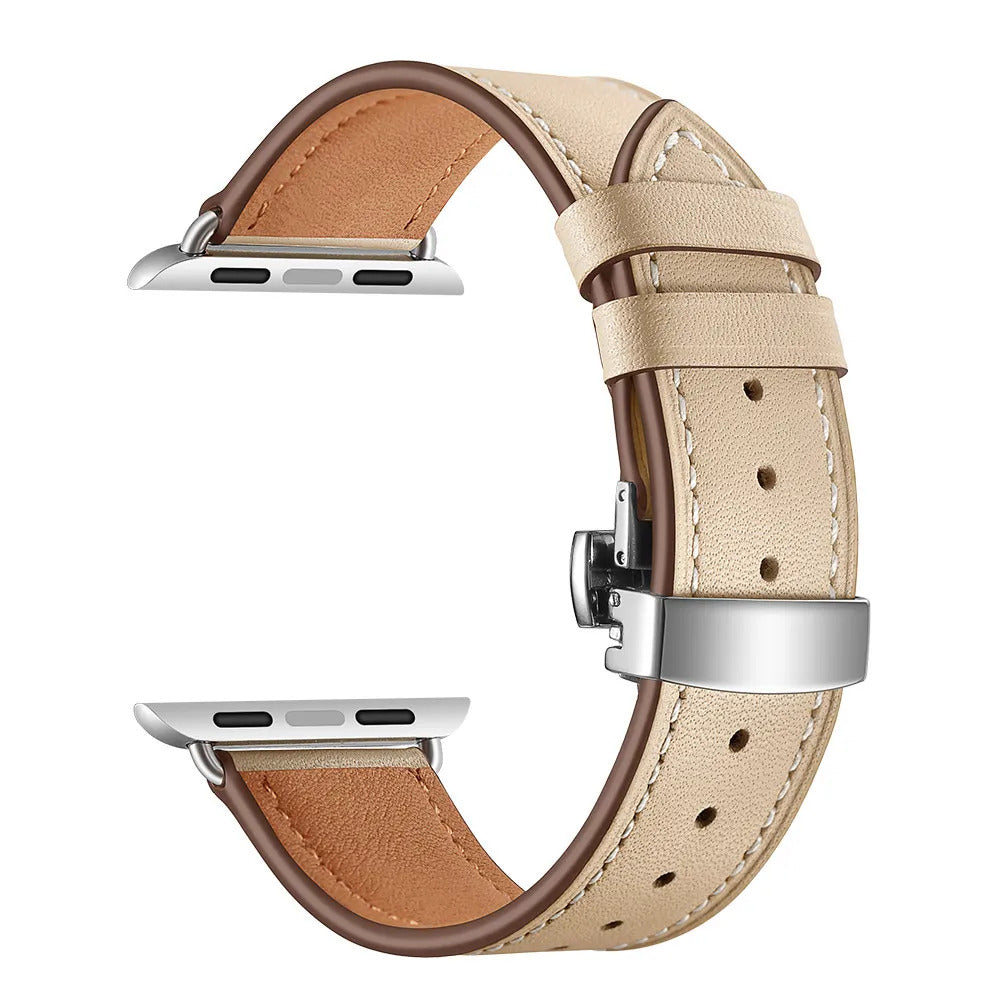 Bracelet en Cuir Blxck France pour Apple Watch – Finition Haut de Gamme