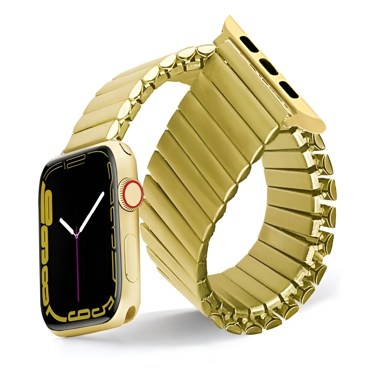 Bracelet en Acier Élastique pour Apple Watch – Un Ajustement Parfait