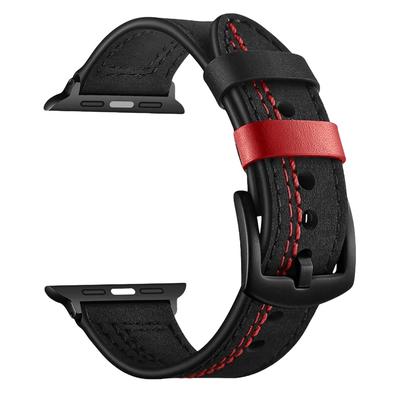 Bracelet en Cuir Luxe pour Apple Watch – Une Touche de Prestige