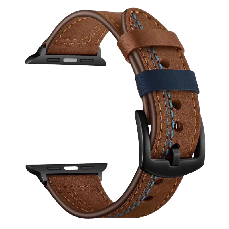 Bracelet en Cuir Luxe pour Apple Watch – Une Touche de Prestige
