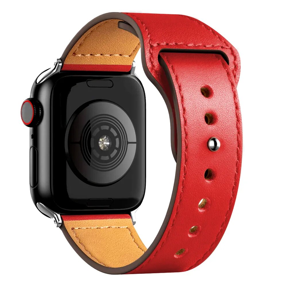 Bracelet en Cuir pour Apple Watch – Élégance Intemporelle