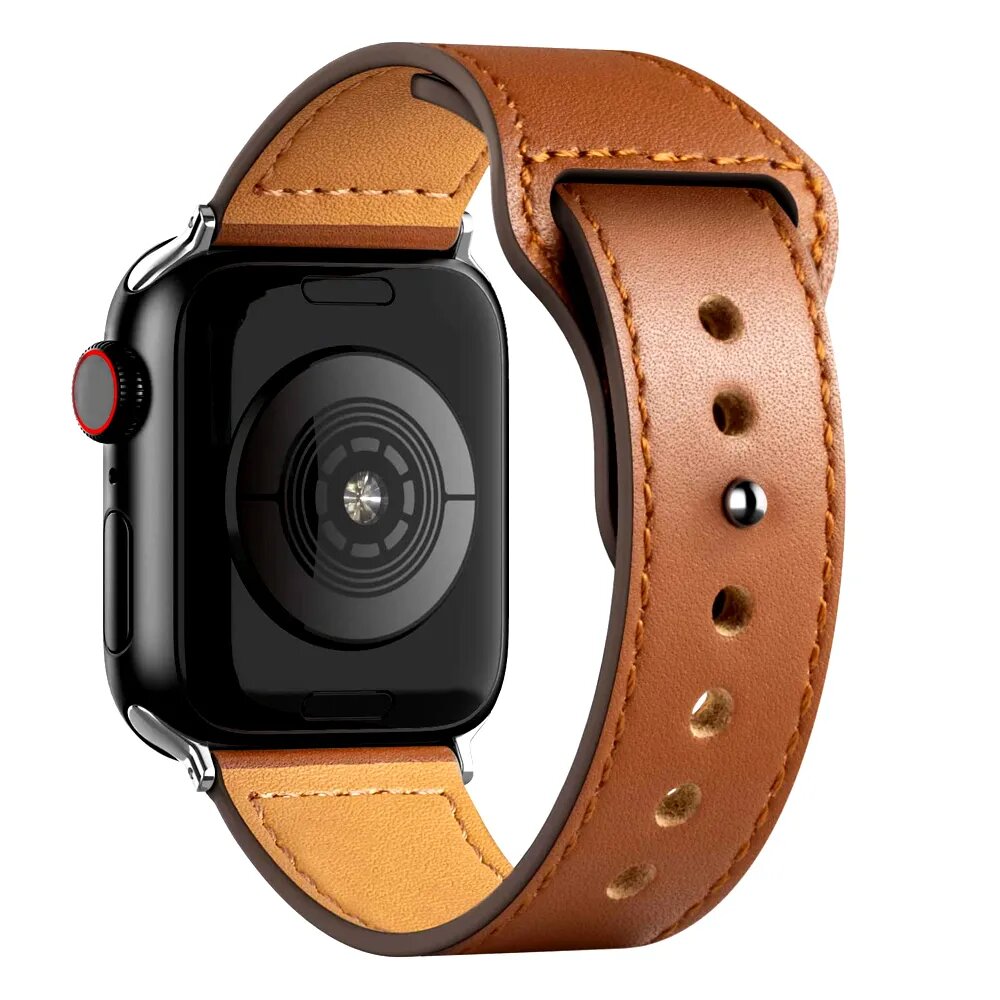 Bracelet en Cuir pour Apple Watch – Élégance Intemporelle