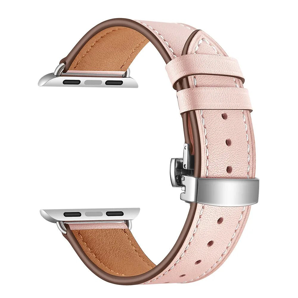 Bracelet en Cuir Blxck France pour Apple Watch – Finition Haut de Gamme