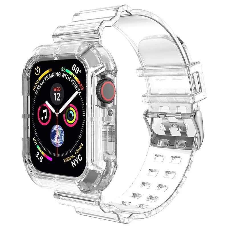 Bracelet Transparent pour Apple Watch – Minimaliste et Moderne