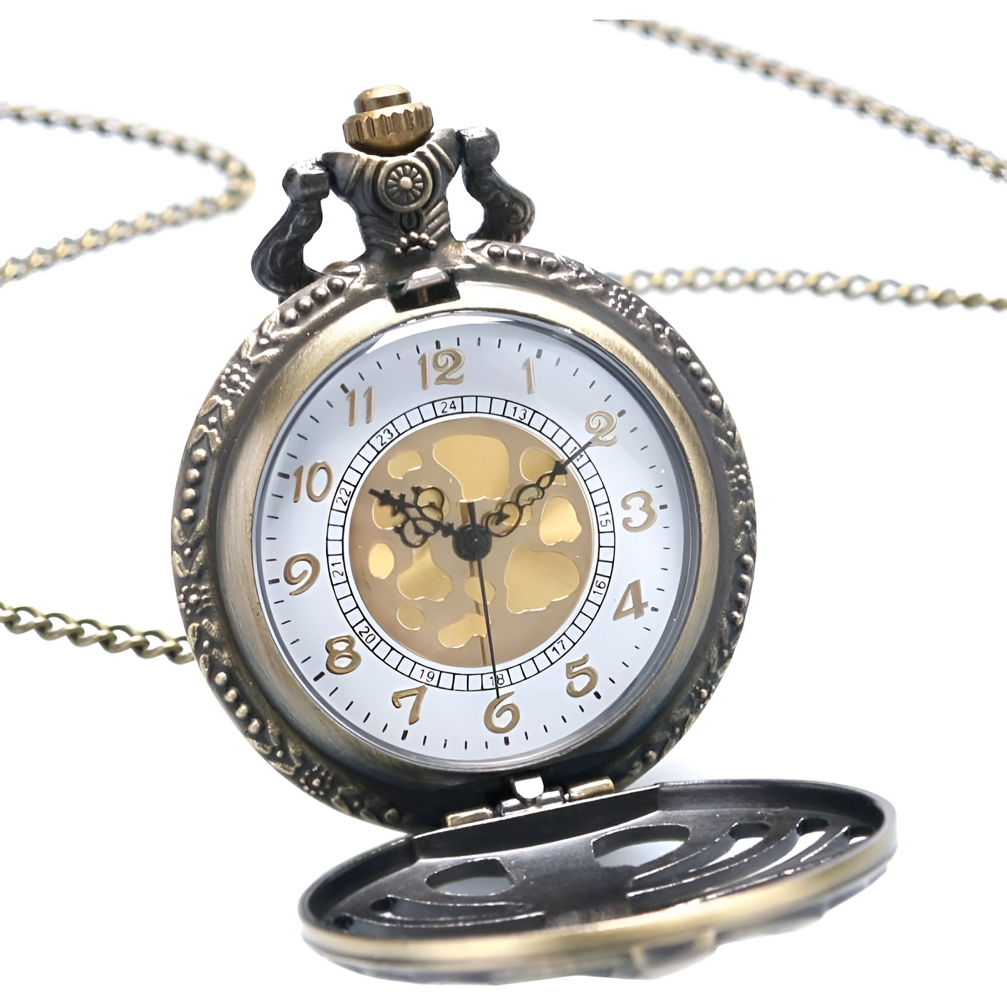 Montre Vintage à Chaîne – Un Accessoire Distingué et Intemporel