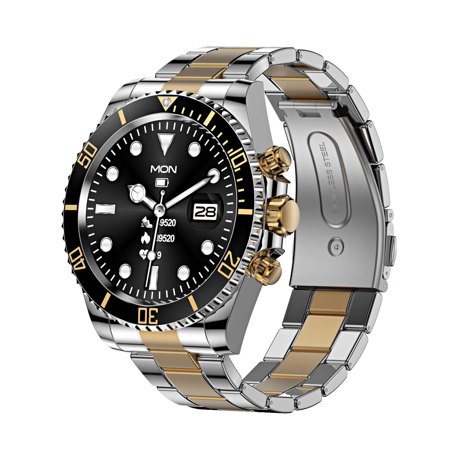 Montre Connectée de Luxe pour Hommes - Élégance et Technologie au Poignet - BlxckSmart