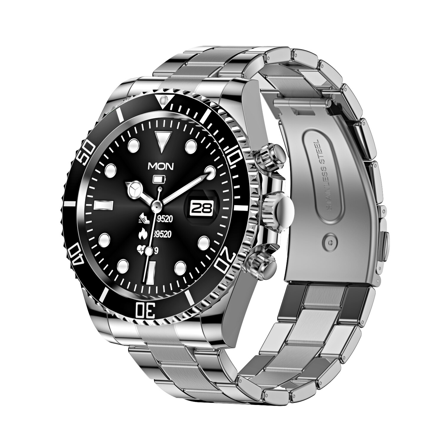 Montre Connectée de Luxe pour Hommes - Élégance et Technologie au Poignet - BlxckSmart