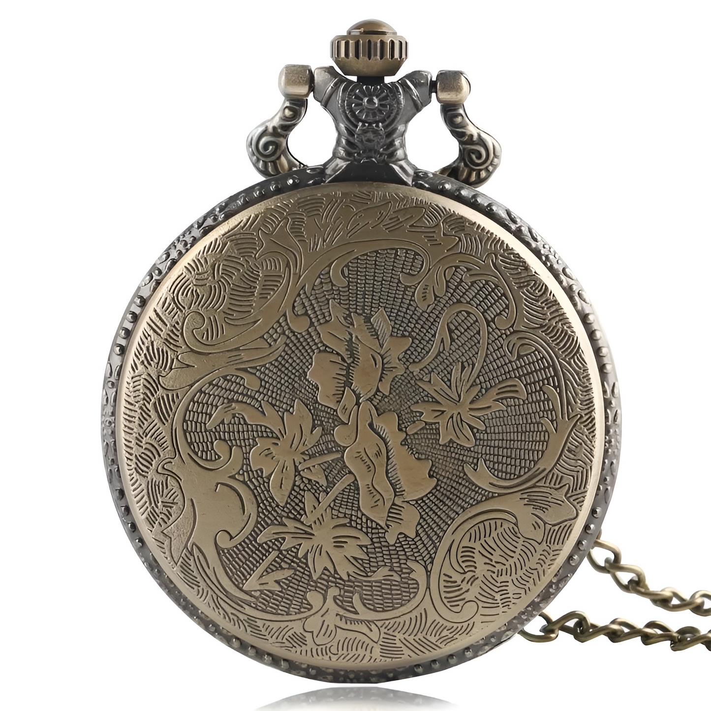 Montre de Poche avec Cadran Squelette – Mécanisme Apparent et Raffiné