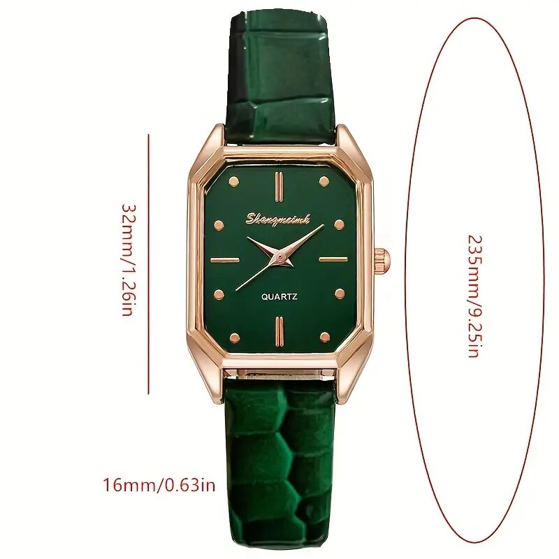 Montre Femme en Cuir Vintage – Élégance Rétro et Raffinement Intemporel