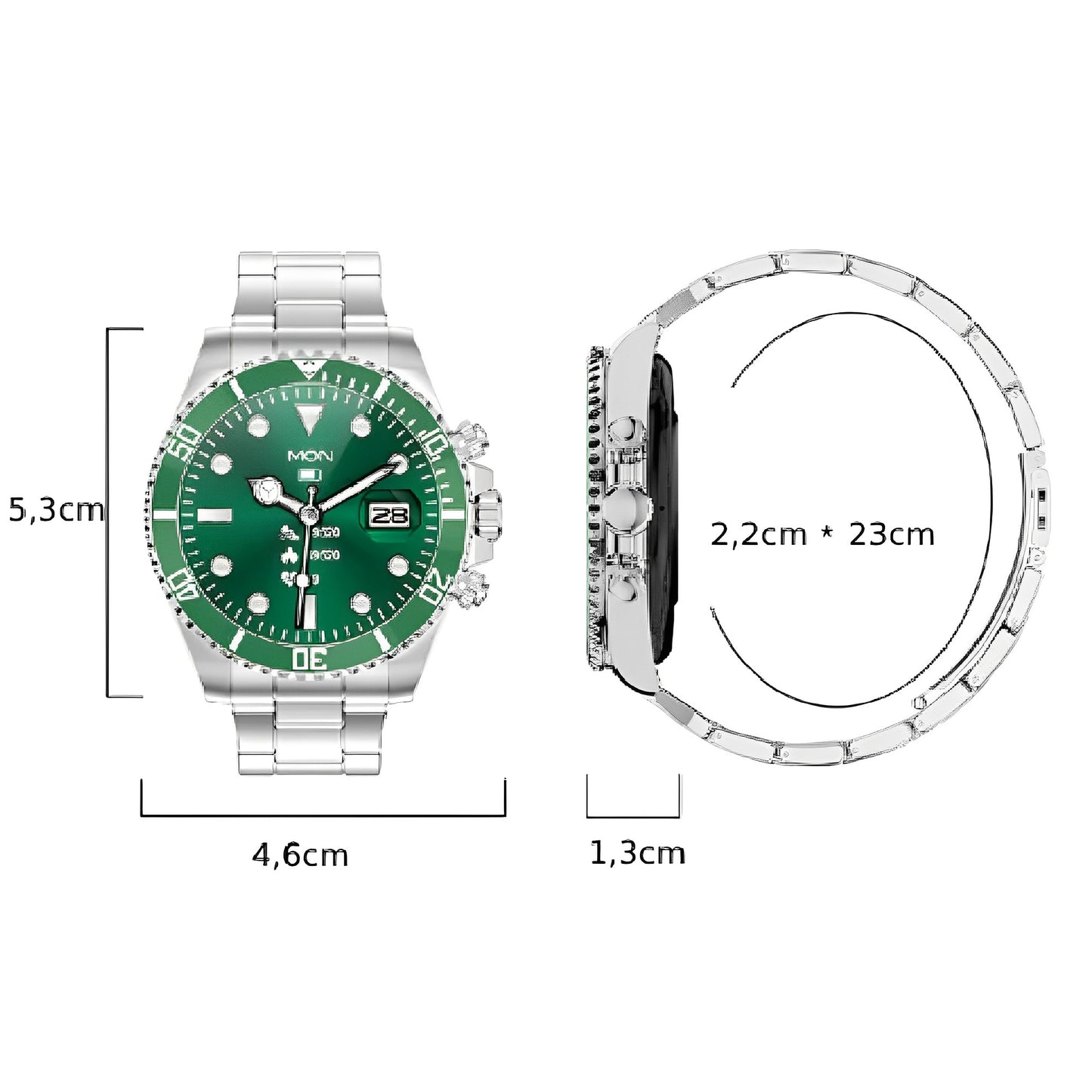Montre Connectée de Luxe pour Hommes - Élégance et Technologie au Poignet - BlxckSmart