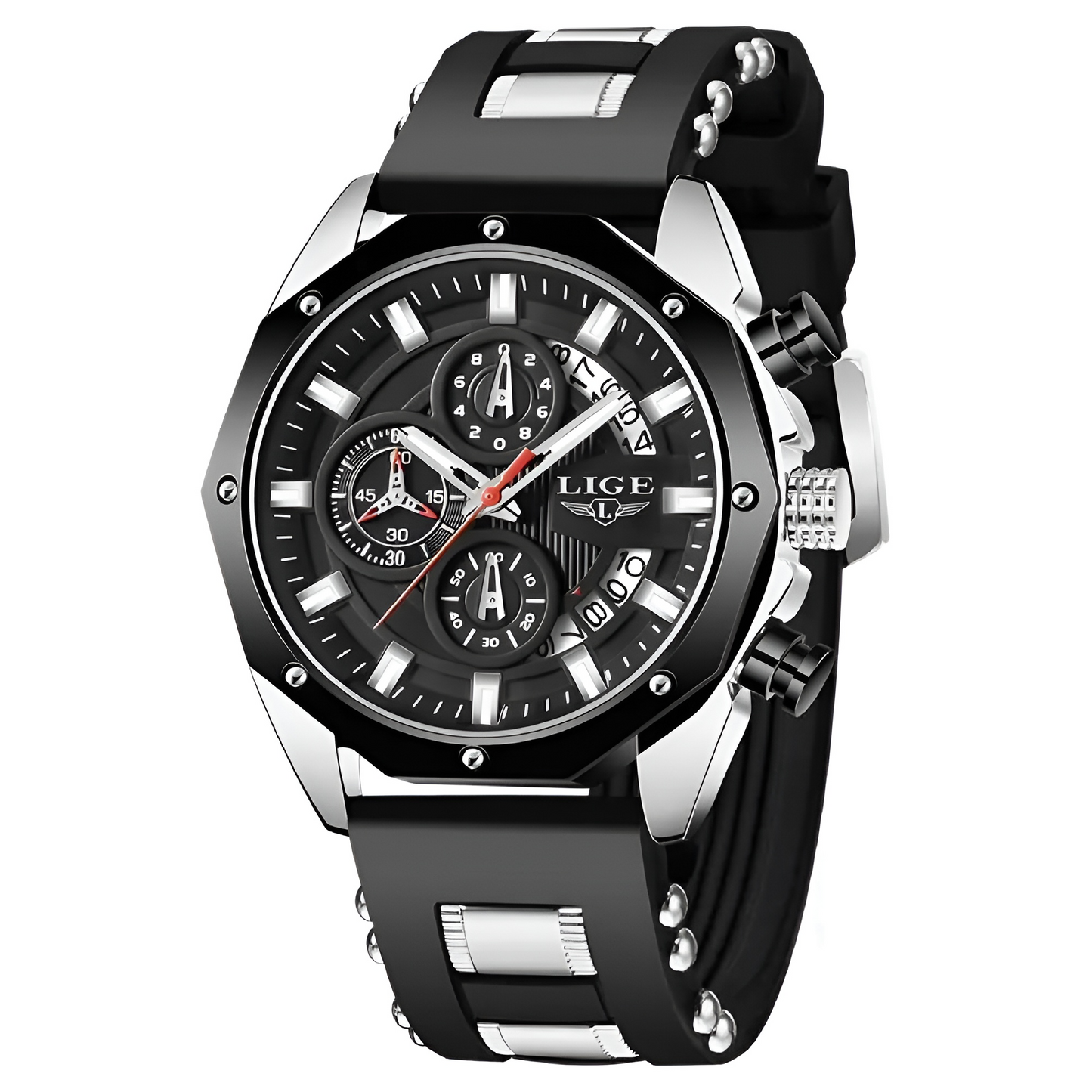 Montre Homme en Silicone – Confort et Résistance pour le Quotidien