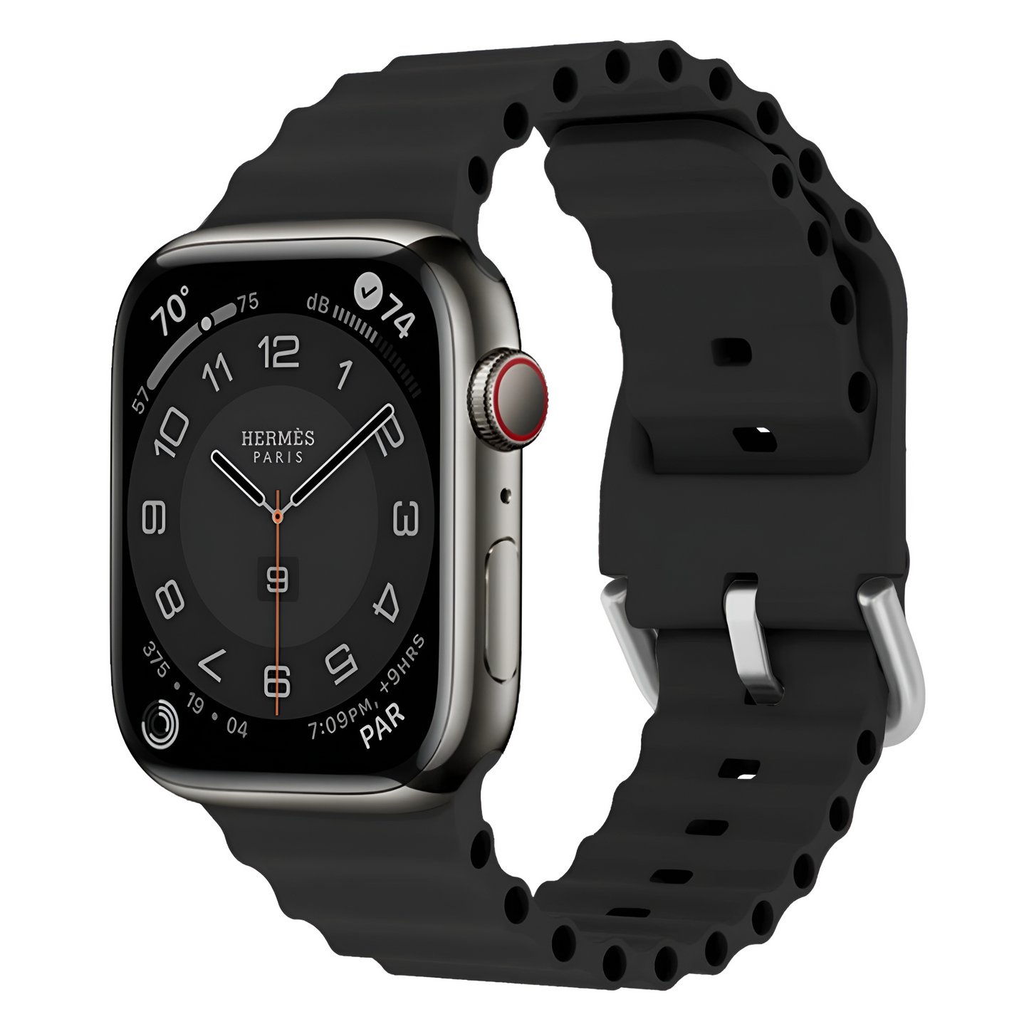 Bracelet en Silicone Sport pour Apple Watch – Étanche et Ergonomique