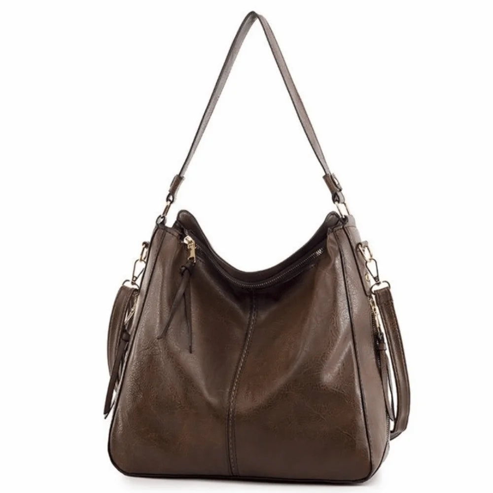 Sac Cabas Effet Cuir Vintage