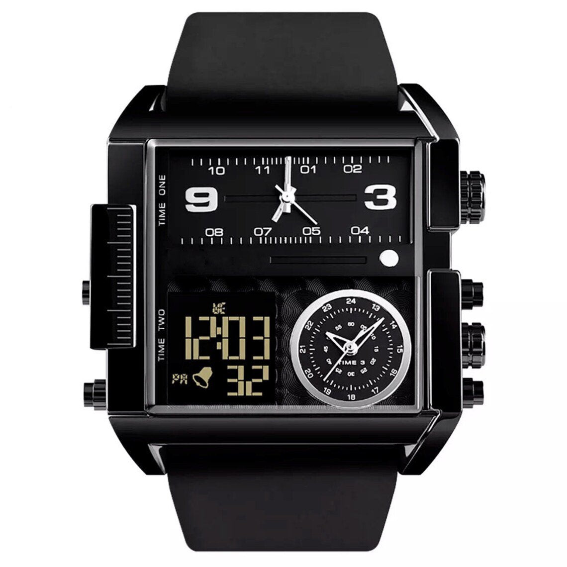 Montre de Luxe avec Double Fuseau Horaire – Élégance pour Voyageurs