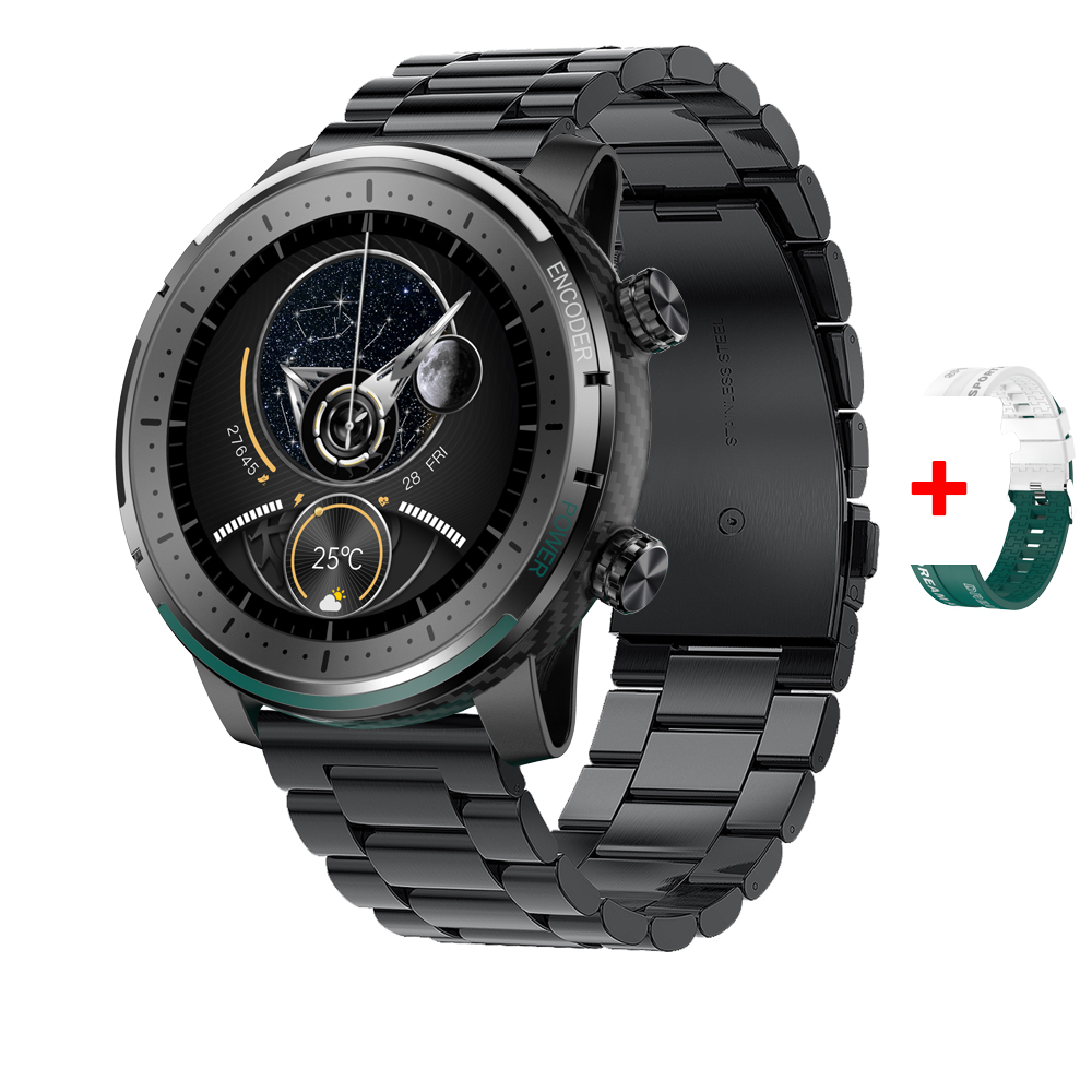Montre Connectée en Acier Inoxydable – Luxe et Innovation