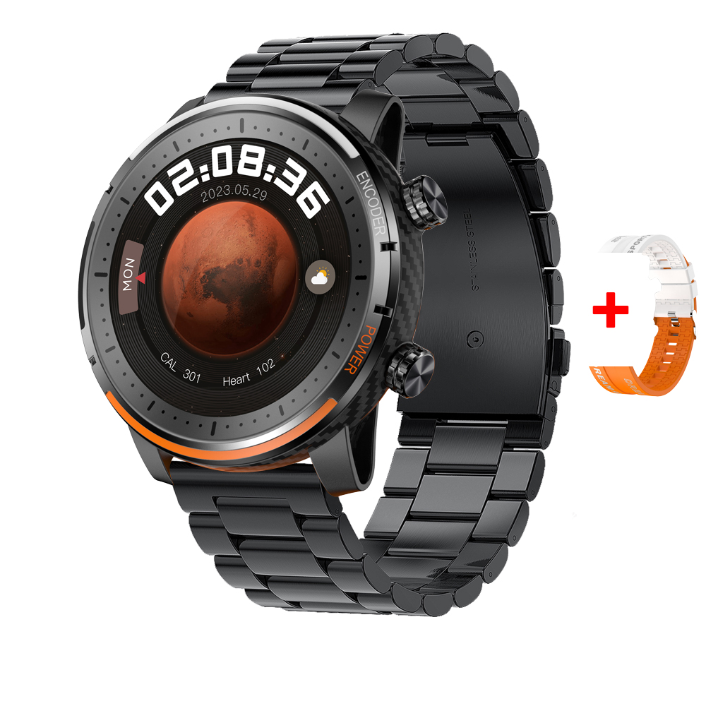 Montre Connectée en Acier Inoxydable – Luxe et Innovation