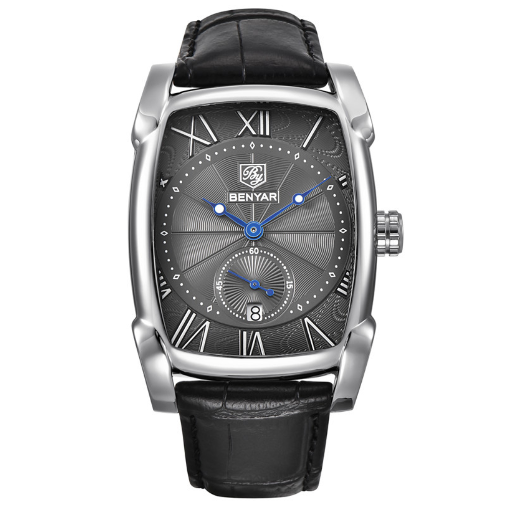 Montre en Acier Noir – Un Bijou d’Horlogerie Moderne