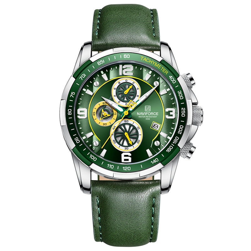 Montre avec Affichage Phosphorescent – Élégance Nocturne