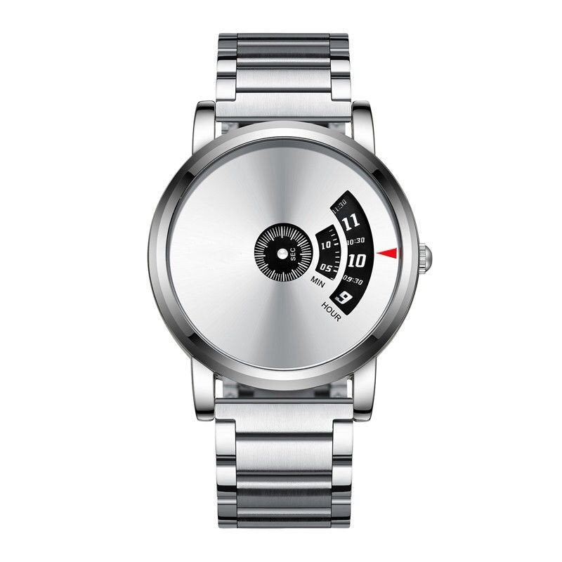 Montre avec Bracelet en Acier Maille Milanaise – Un Look Inimitable