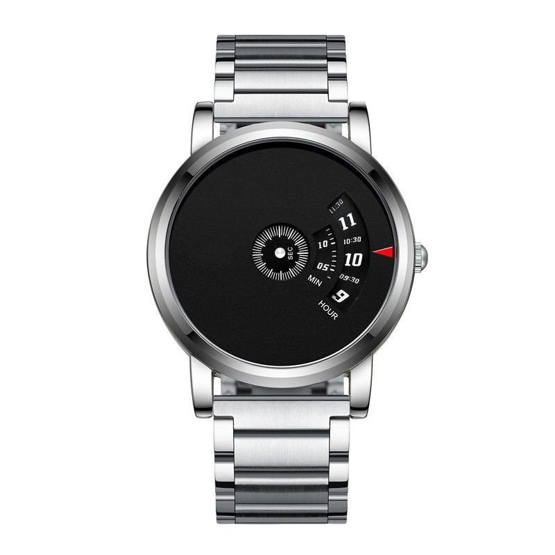 Montre avec Bracelet en Acier Maille Milanaise – Un Look Inimitable