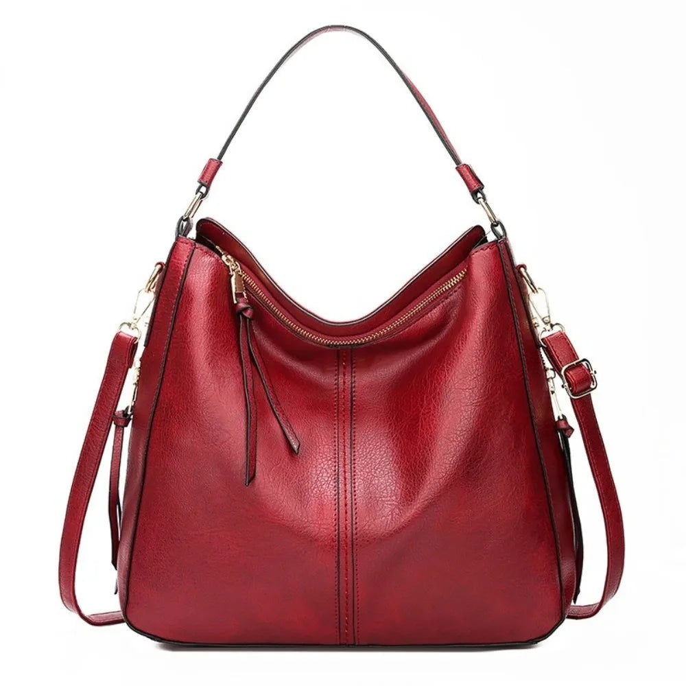 Sac Cabas Effet Cuir Vintage
