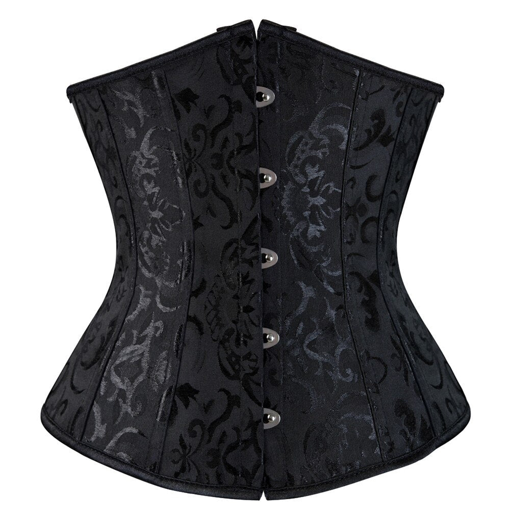 Corset à lacets noir pour femmes ceinture amincissante - Blxck France