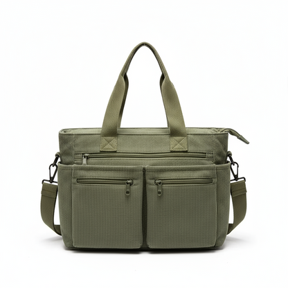 Sac Cabas en Velours Côtelé