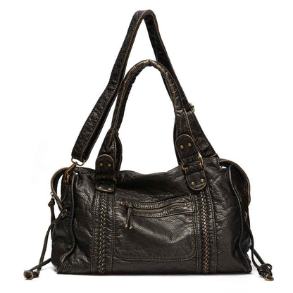 Sac à Main Femme en Cuir Vintage pour les Cours - LUNA