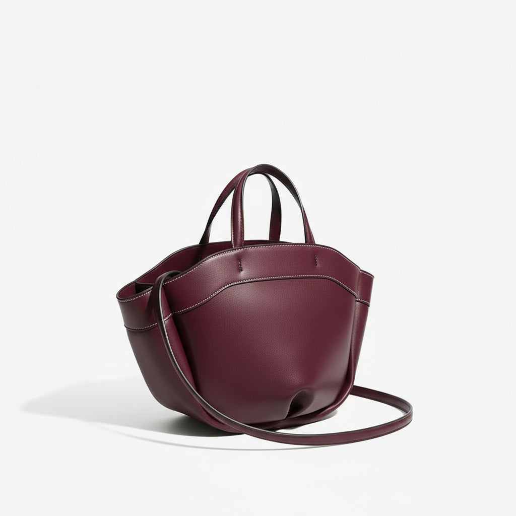 Sac Cabas Femme en Cuir Double Anses