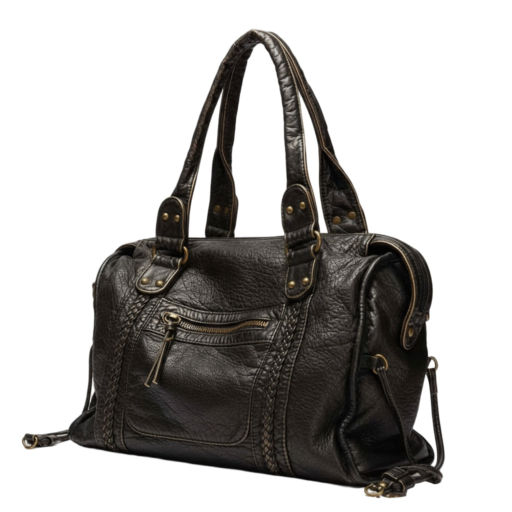 Sac à Main Femme en Cuir Vintage pour les Cours - LUNA