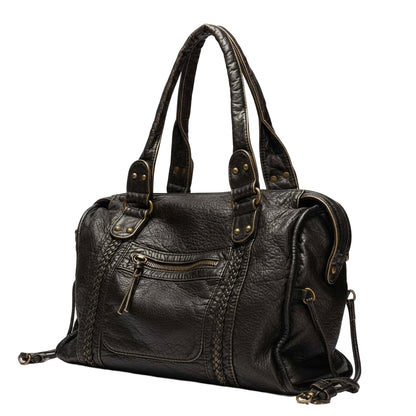 Sac à Main Femme en Cuir Vintage pour les Cours - LUNA