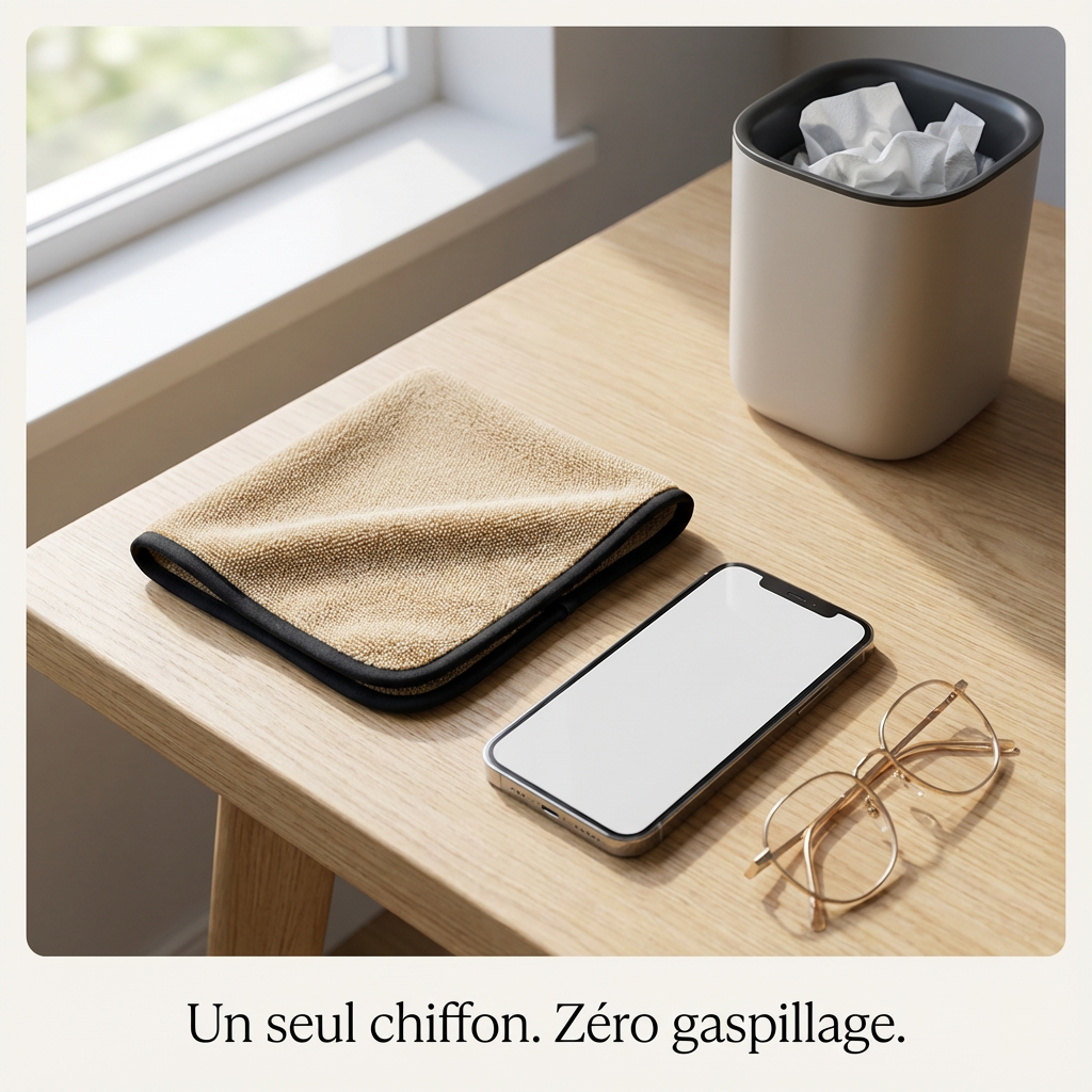 BLXCKCLEAN™ Wipe | Des écrans et lunettes nets, en un seul geste