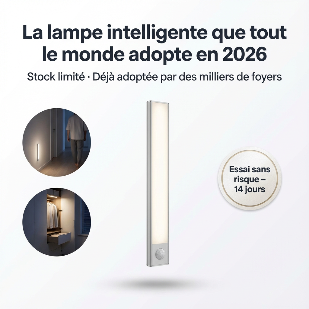 BLXCKLIGHT™ | L’éclairage intelligent qui s’active quand vous en avez besoin