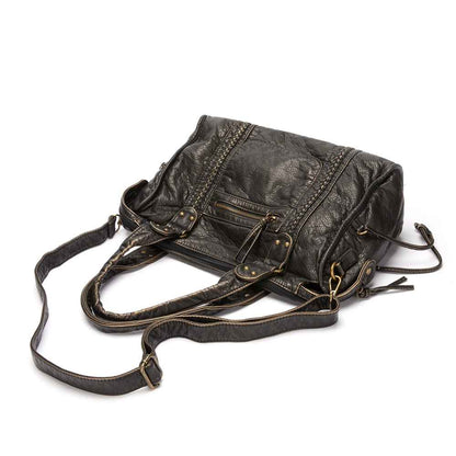 Sac à Main Femme en Cuir Vintage pour les Cours - LUNA
