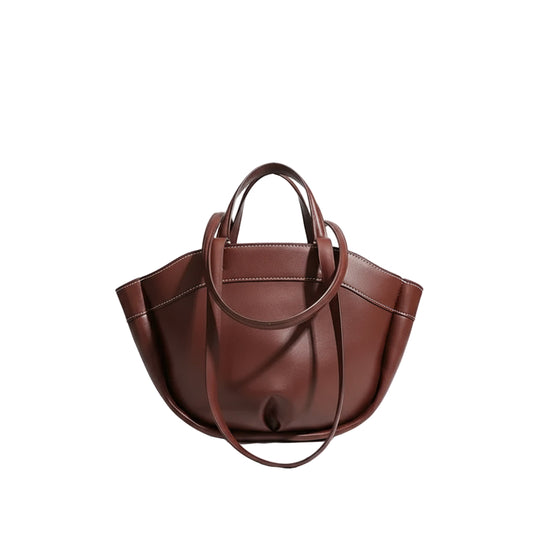 Sac Cabas Femme en Cuir Double Anses
