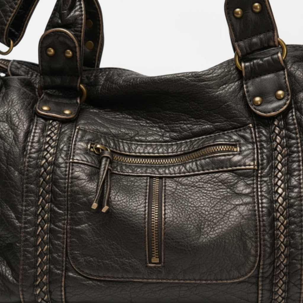 Sac à Main Femme en Cuir Vintage pour les Cours - LUNA