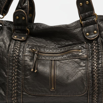 Sac à Main Femme en Cuir Vintage pour les Cours - LUNA