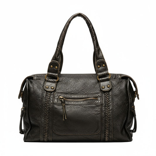 Sac à Main Femme en Cuir Vintage pour les Cours - LUNA