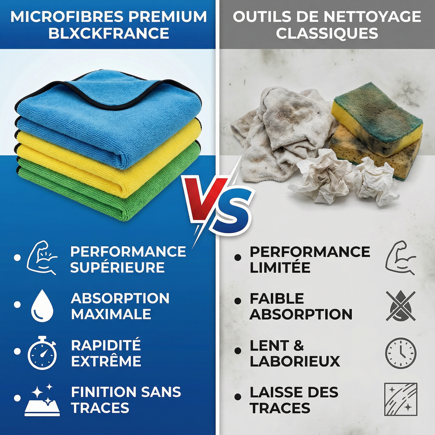 BlxckChiffon Microfibre | Nettoyage Intense – XXL