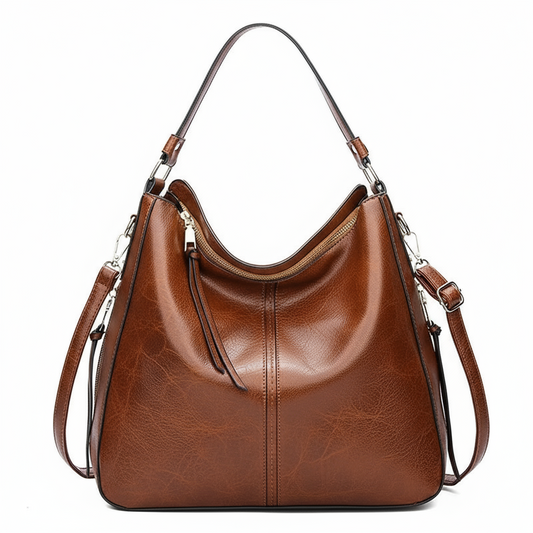 Sac Cabas Effet Cuir Vintage